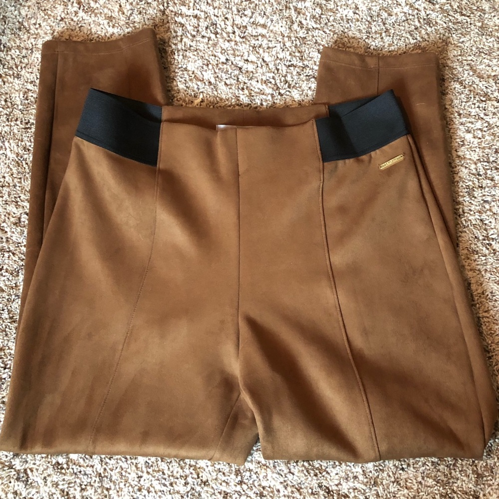 Marc New York Tobacco Suede FlexWaistband Leggings